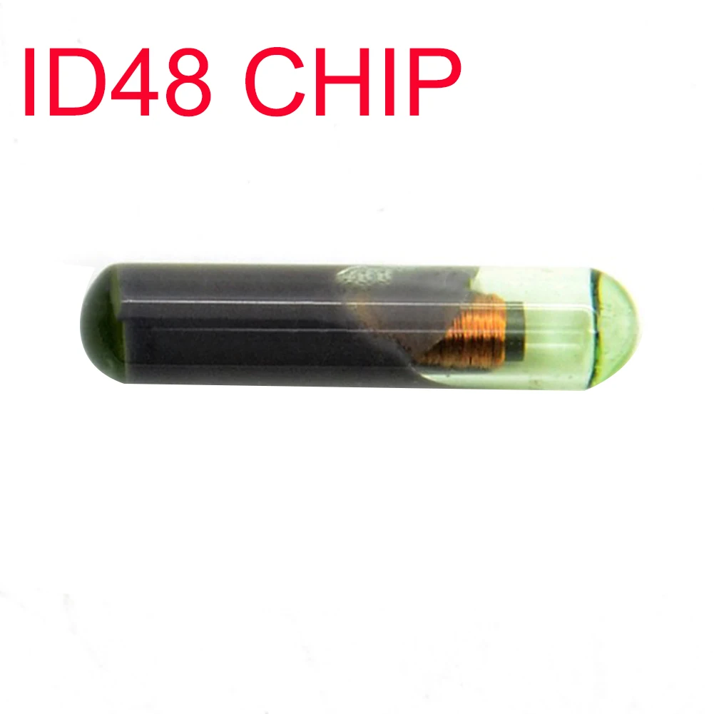 1 pz ID48 ID 48 chiave a distanza Chip Transponder in vetro Crypto Chip di copia sbloccato per auto