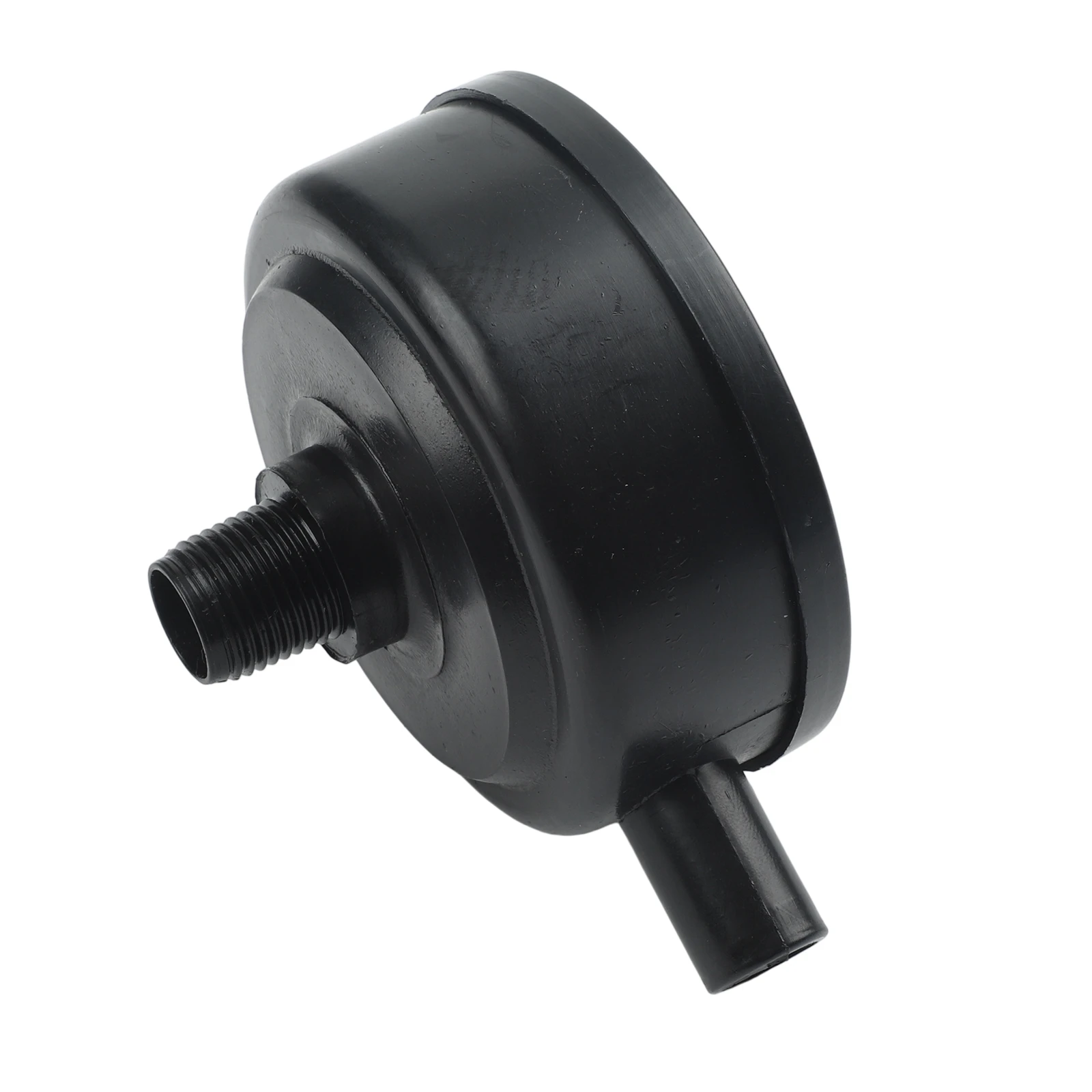 Reliable Muffler Filter in Black Plastic Housing for Air Compressor with 20mm Thread Outer Diameter and Noise Reduction Function