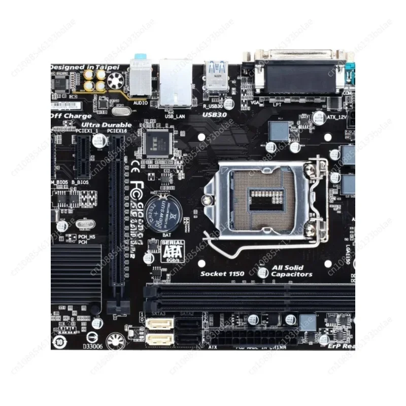 

90% новая плата GA-H81M-DS2 подходит для настольной системной платы Intel H81 DDR3 USB3.0 16 ГБ LGA 1150 H81M DS2
