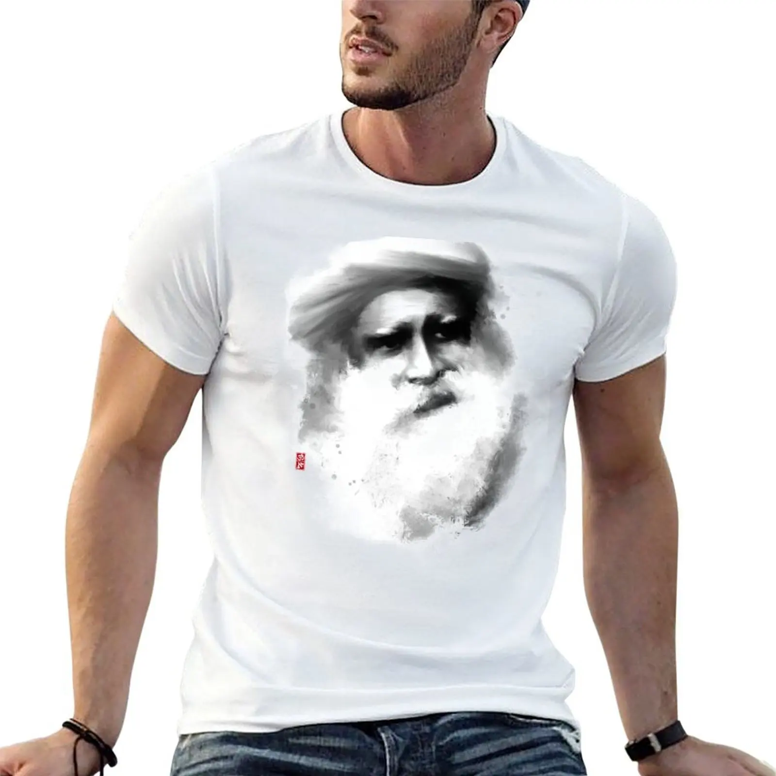 

Sadhguru T-Shirt man graphic t shirt t shirts for man graphic vintage t shirts with prints T-Shirt