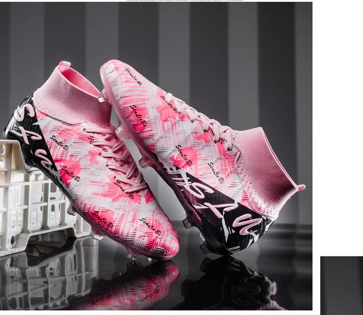 Professionelle Fußballschuhe Herren Fußballschuhe Society Fußballschuhe FG Ultraleichte Trainings-Fußballschuhe Outdoor-Sportschuhe – Detail 31