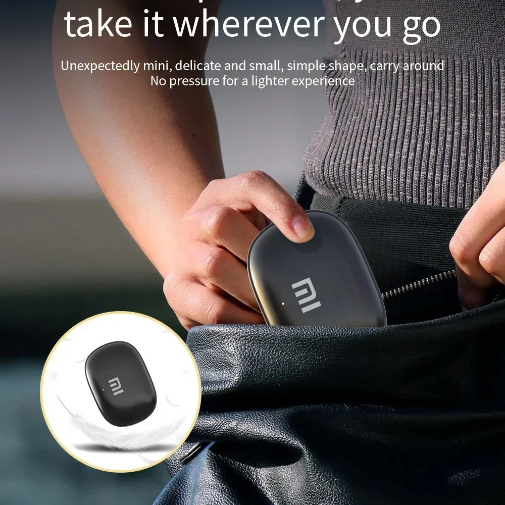 سماعات بلوتوث لاسلكية Mate50 أصلية من Xiaomi مع تقليل ضوضاء المكالمات عالية الدقة وميكروفون مدمج وستيريو هاي فاي رياضي