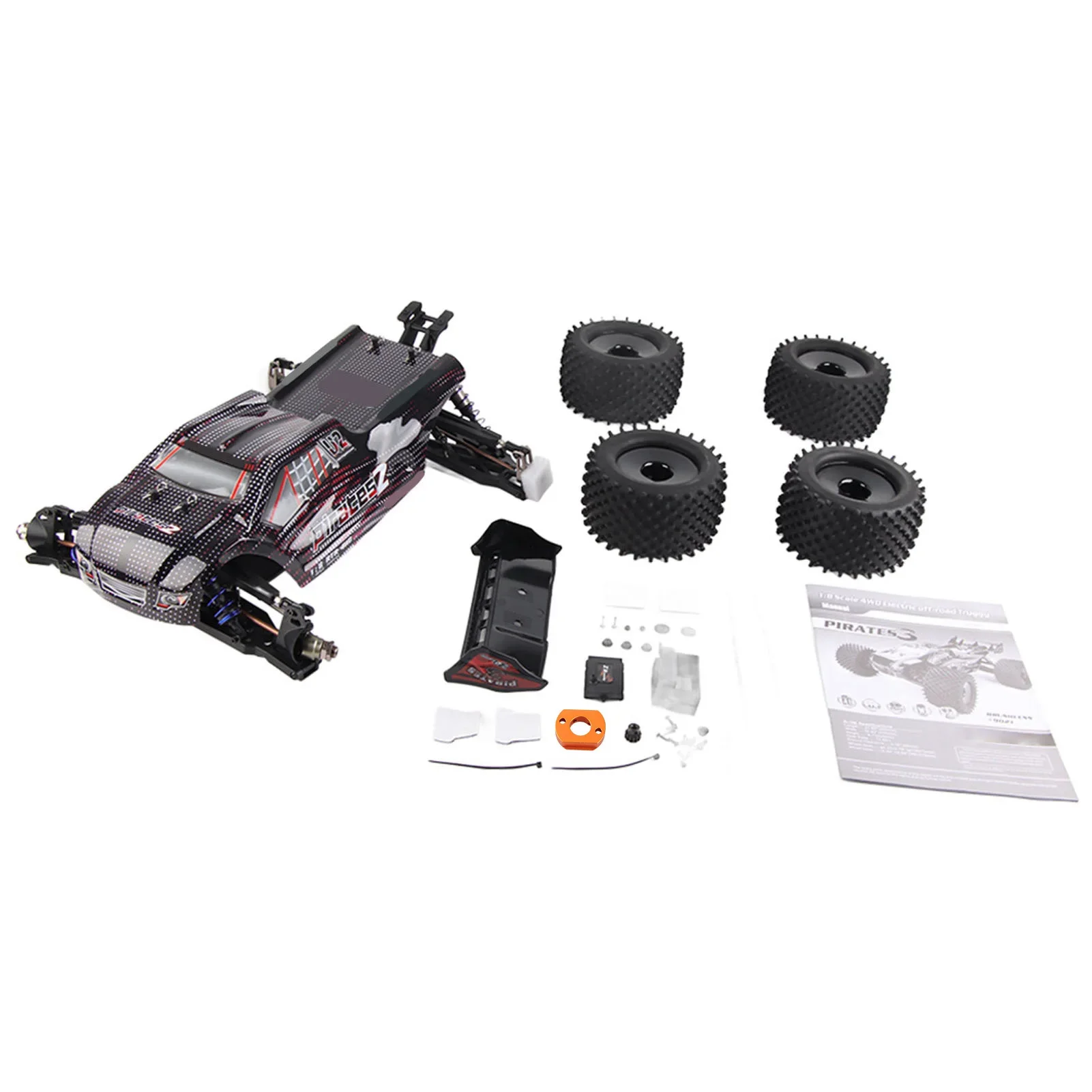 Coche RC 1/8 a Escala Completa, Camioneta de Control Remoto para Carreras, para ZD Racing 9021-V3, Versión KIT, 110 km/h