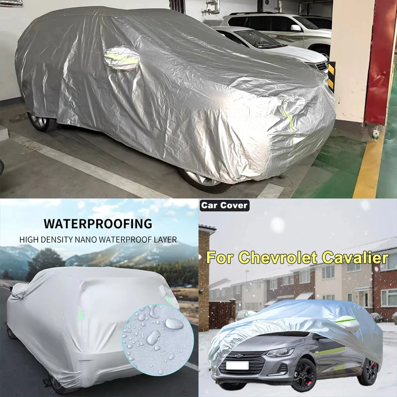 

For Chevrolet Cavalier Outdoor Protection Full Car Covers Snow Cover Sunshade Waterproof Dustproof Exterior Car Accessories