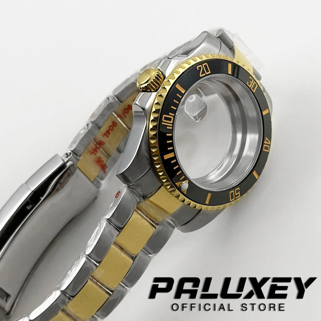 Diver NH35 40mm Waterproof Ceramic Bezel For NH34 NH35 NH36 NH38 NH70 ETA2824 Movement Sapphire Glass Watch Case 28.5mm Dial