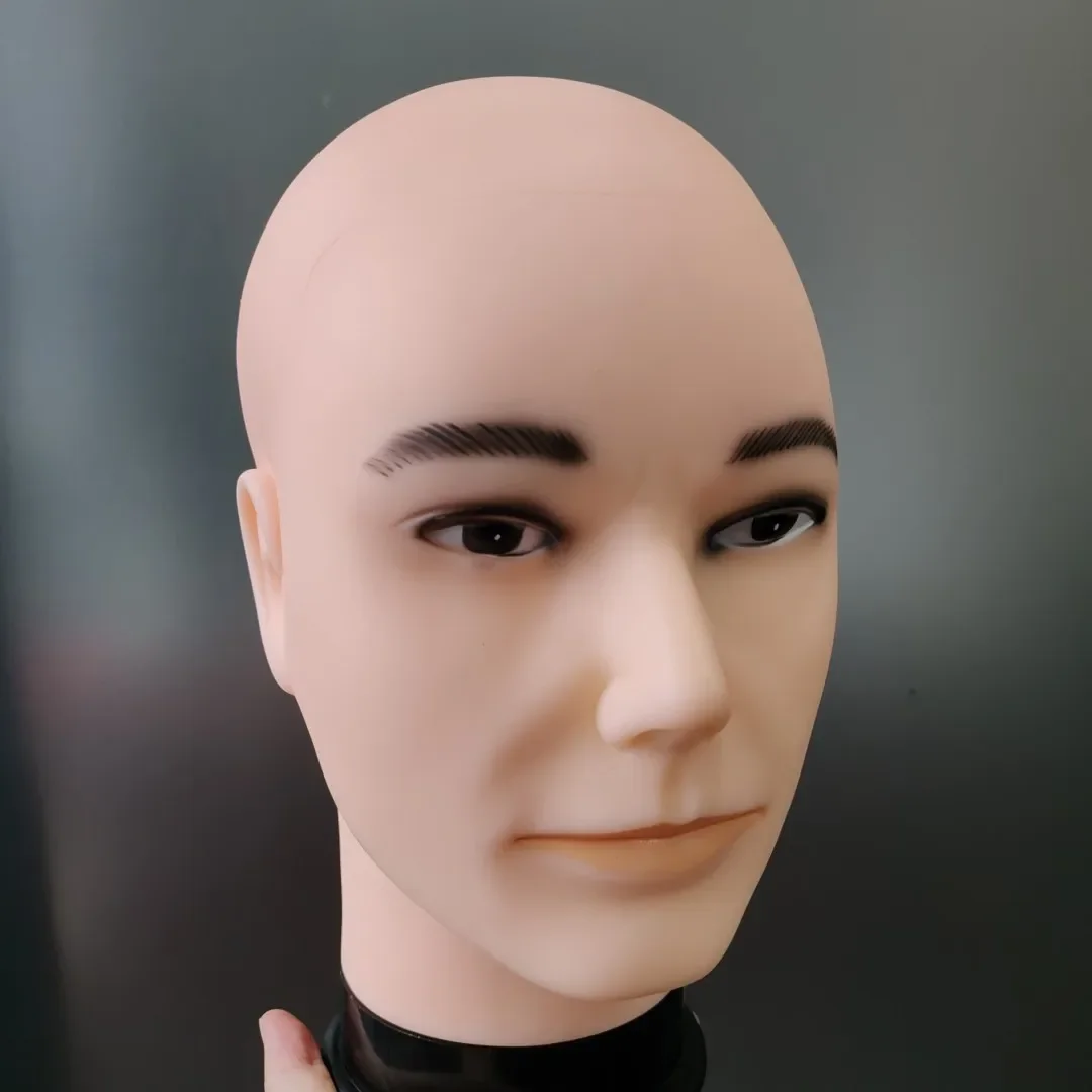 Wig Mannequin Model Head Foam Wig Hair Glasses Jewelry Display Hats Stand Brown/Beige Mannequin Holder Manikin Head Model