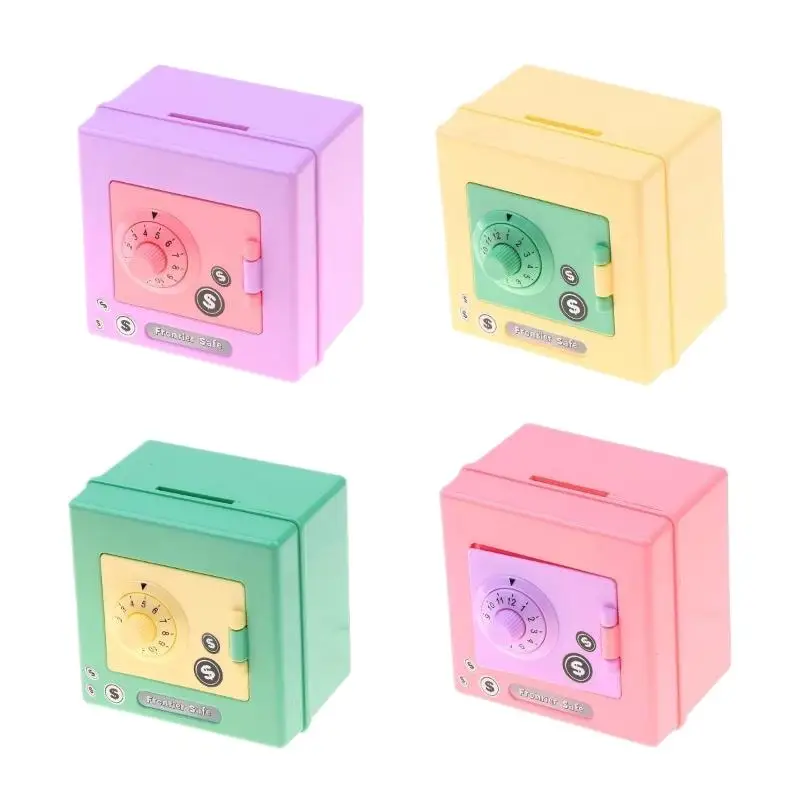 Tirelire coffre-fort avec code pour enfants boîte à monnaie_voghion.com