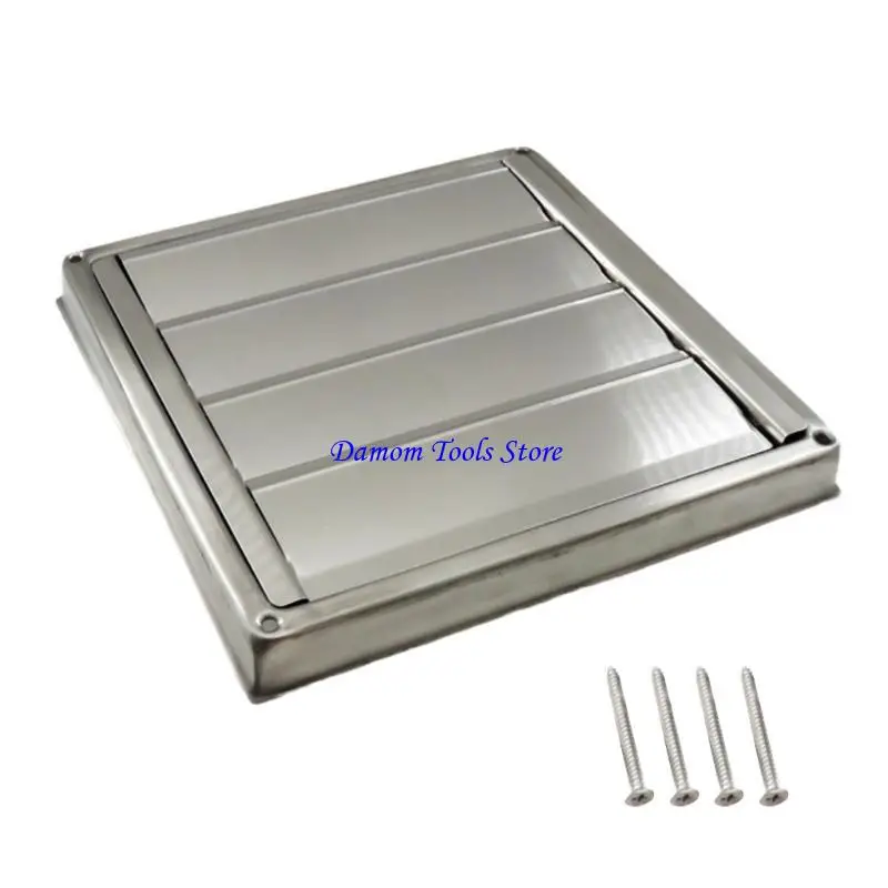 57BE Stainless Steel Air Vent Duct Grills Square Vent Extractors Ventilation Cover