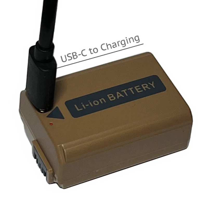 10PCS NP-FW50 1080mah Rechargeable Li-ion Battery with Type-C Input for Sony Alpha a6000 a5100 a7m2 a7s2 NEX-5C NEX-3 Batteries image 5