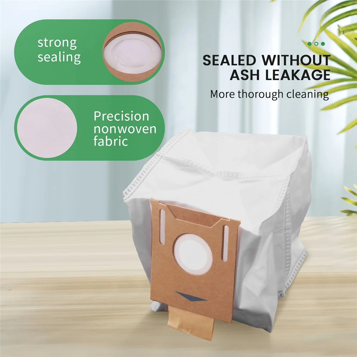 10 упаковок вакуумных мешков для пыли для Ecovacs DEEBOT OZMO T8 AIVI T8 Max T8 Series T9 Series N8 Pro Plus N8 Pro Robot Vacuum Part