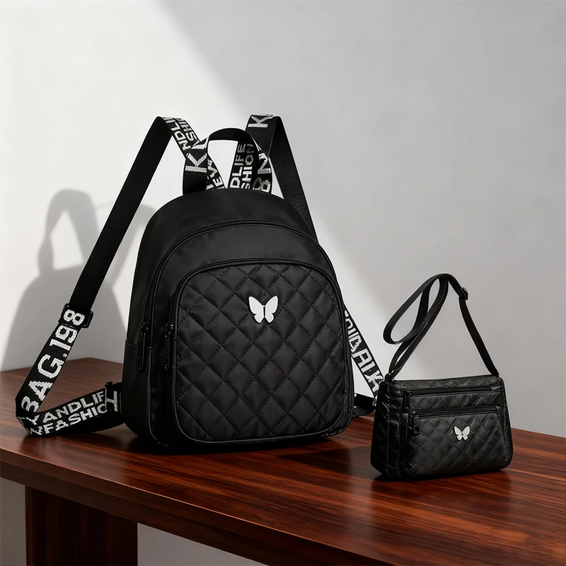 Men & Women Neutral Fashion Versatile Waterproof Nylon Bag Shoulder Crossbody Style for Daily Commute Practical Stylish