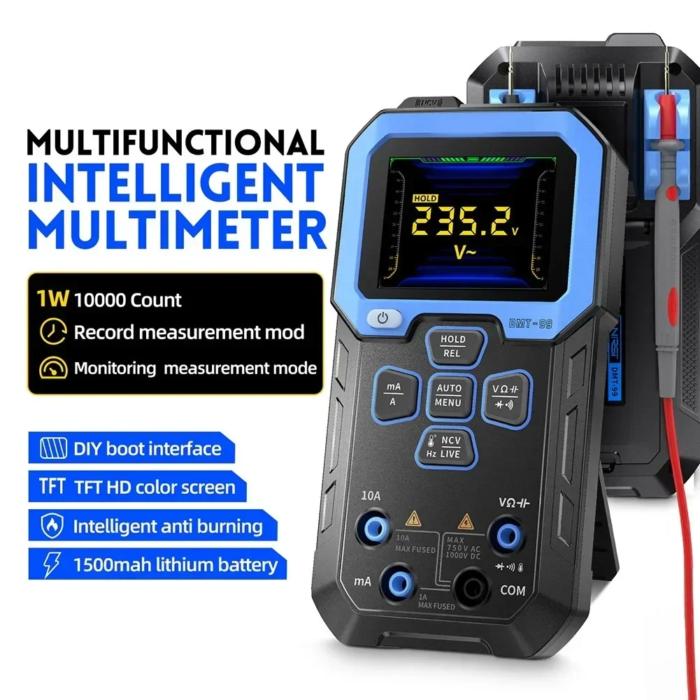 Multifunctional Multimeter  2 4 TFT HD Color Screen  True Effective Value  Overload Protection  Lightweight Design DMT99