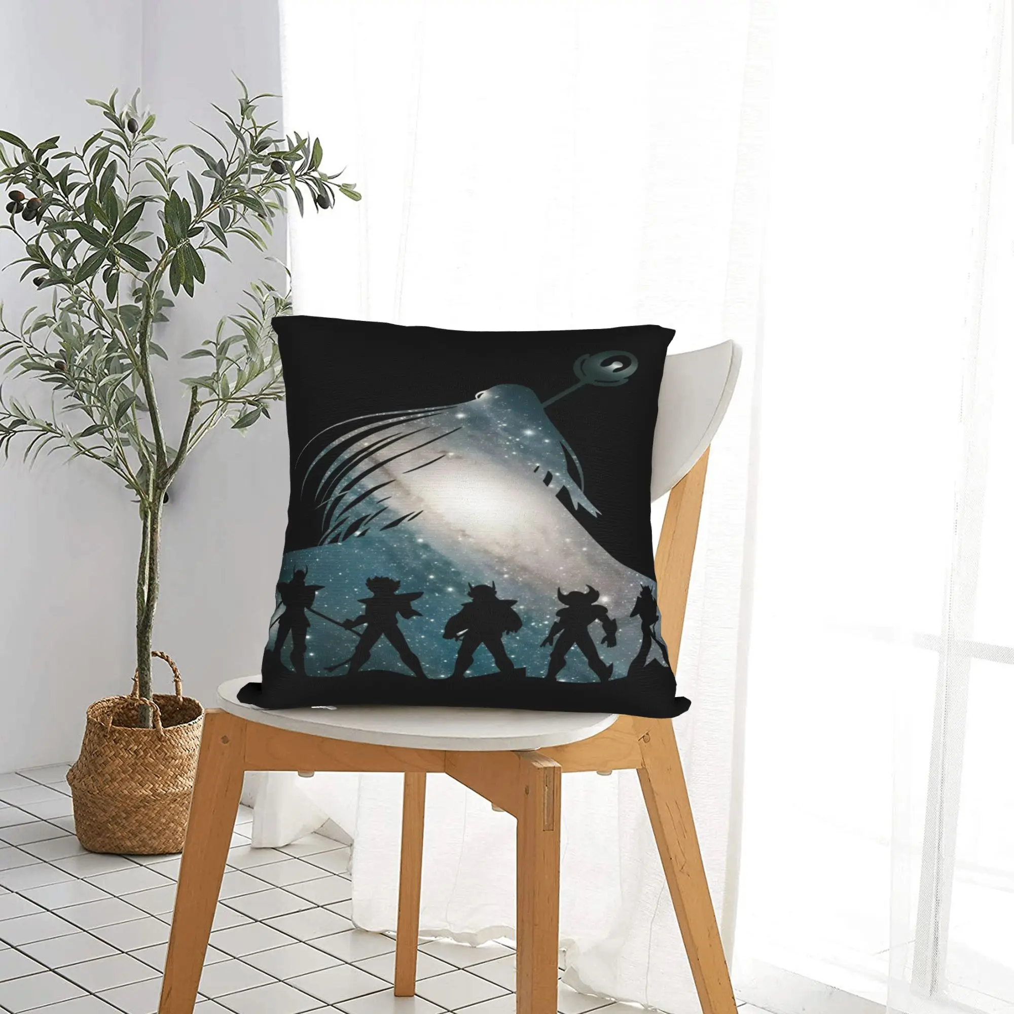 Saint Seiya Knights Z-Zodiac  Pillow Case  Design Pillow Cover Funny Pillowcases For Sofa Home Decor