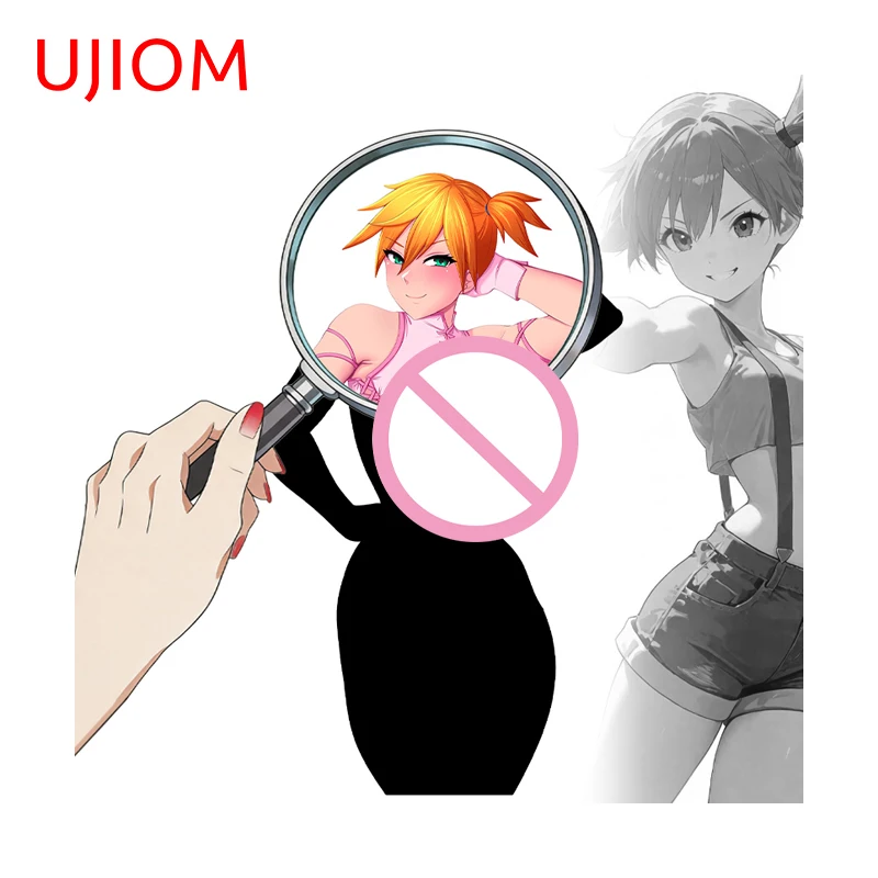 UJIOM Girl Graphics Wall Sticker Pocket Pussy Without Censorship Decal Fashion Enchanting Light Switch Decoration No Correction