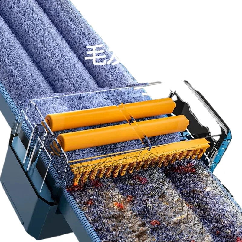 Large Flat Mop for Hardwood Floors Wet Dry Use No Hands Wash Mop with Bucket for Home Cleaning for Lazy People for Wholesale