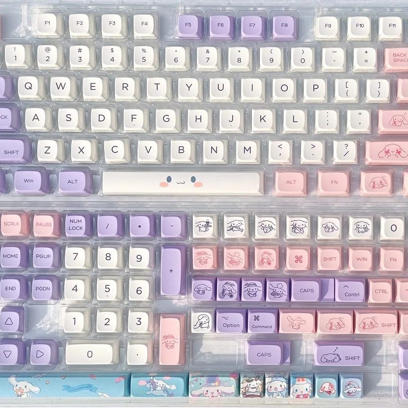 Yugui Dog Themed Keycaps 145keys Xda Cherry Profile Pbt Hot Sublimation Mechanical Keyboard Animation Peripheral Keycap