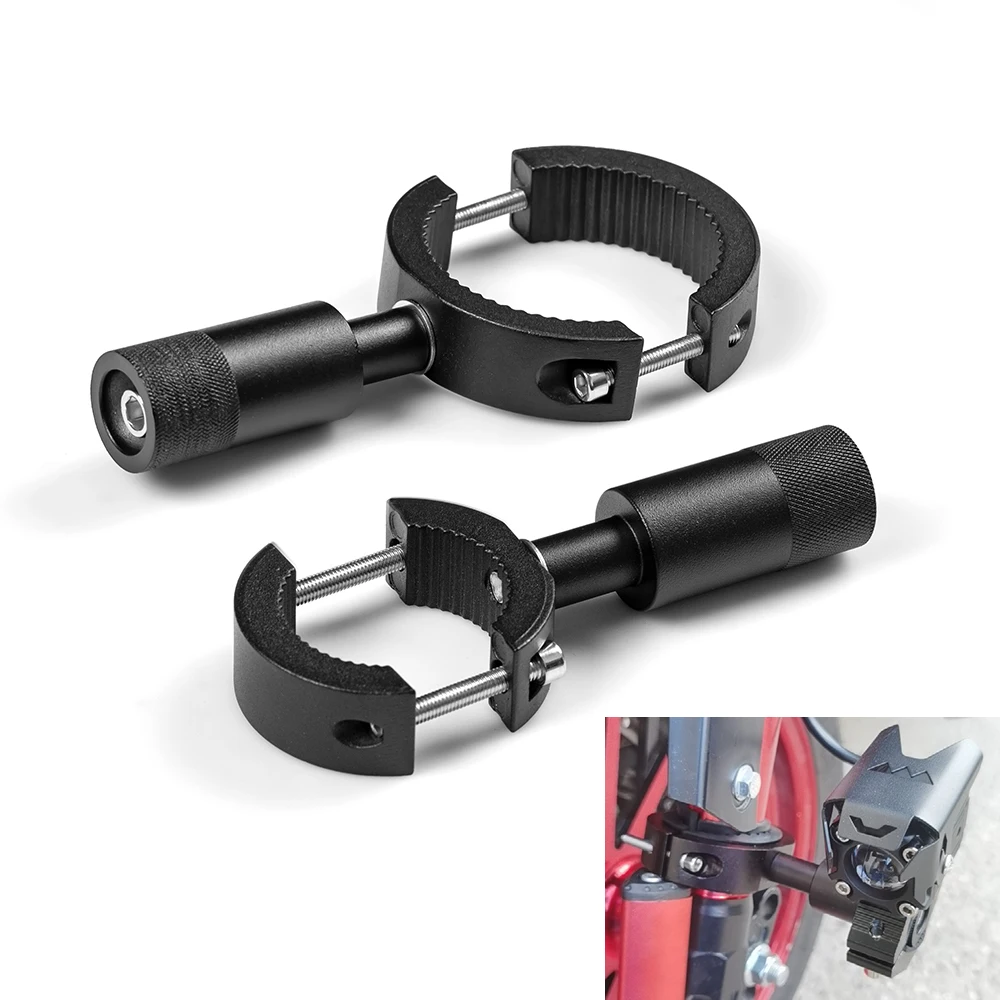 Motorcycle Universal Fog Lights Bracket Tube Mounting Holder Motor Headlight Support Spotlights Fork Bracket Clamp Accessories