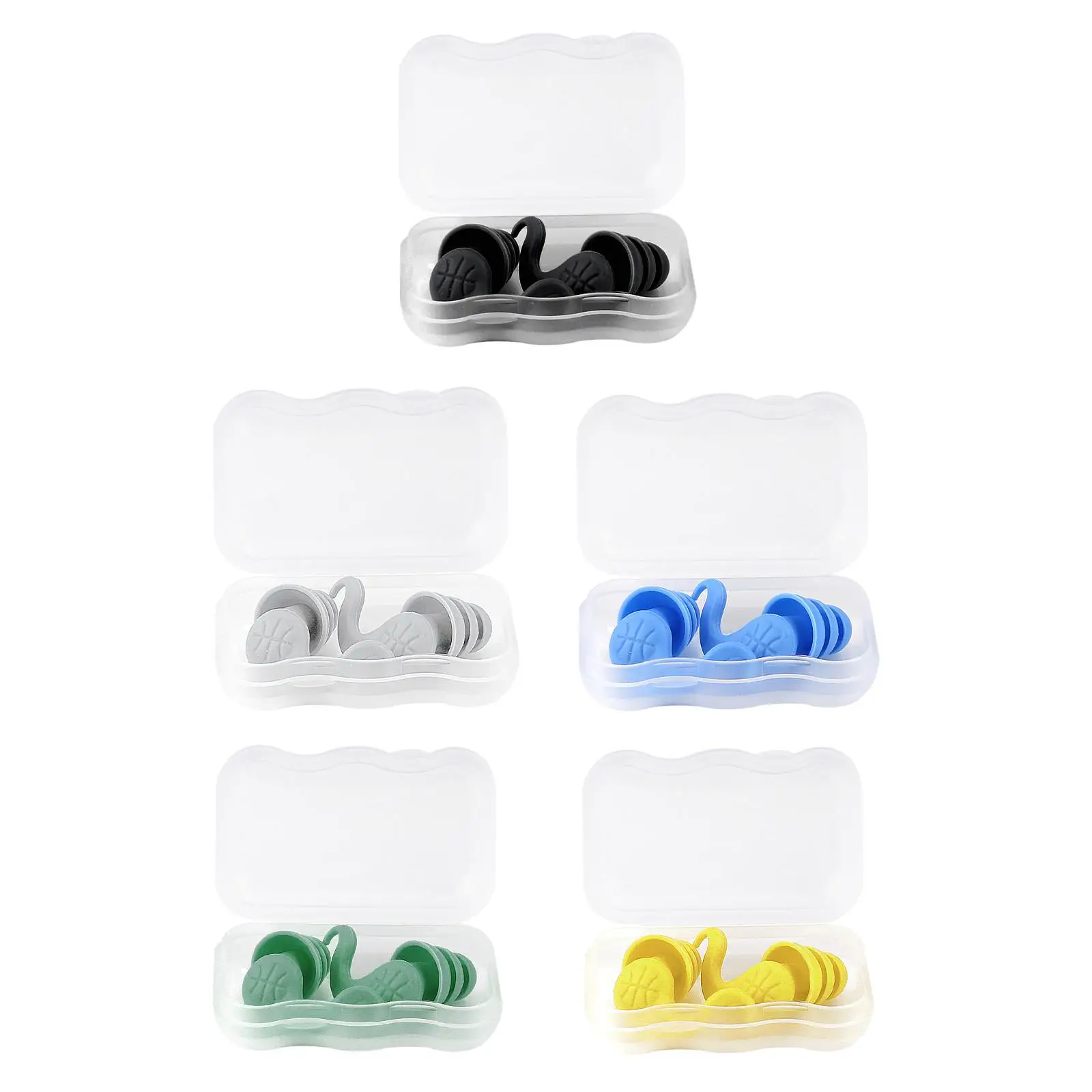 Swim Earplugs Prevent Swimmer's Silicone for Diving Pool Surfing