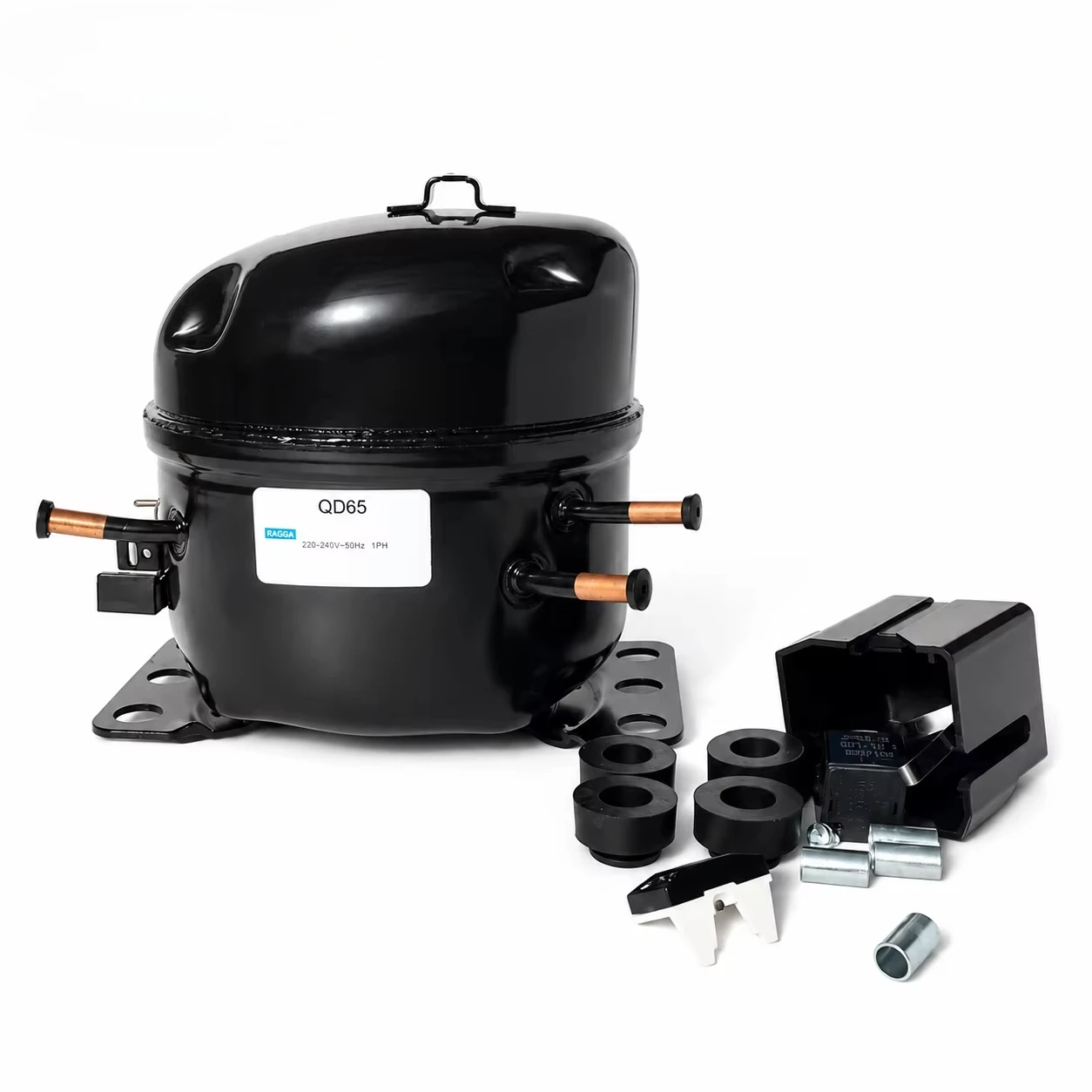 1/4HP 220V 50Hz R600a Copper Wire Fridge Freezer Refrigerator Compressor