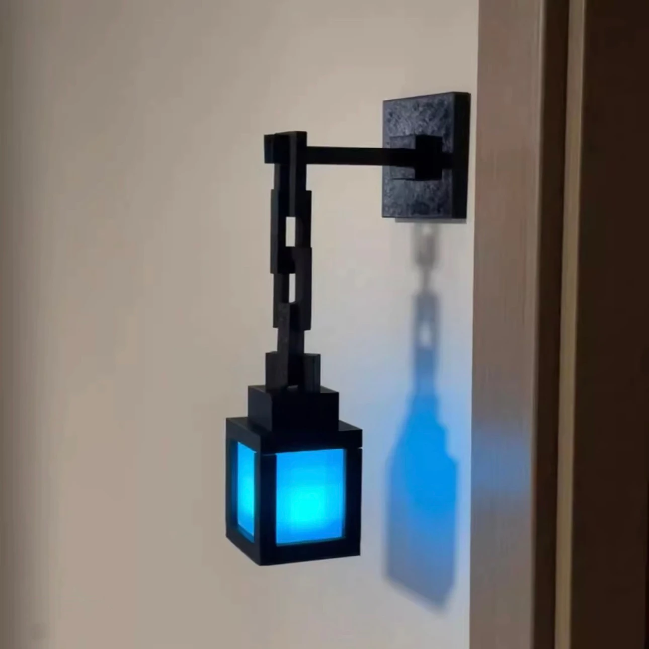 MyWorld Lampu Malam Dinding Gaya Piksel Lampu Gantung Kreatif USB Remote Control 16 Warna untuk Lampu Suasana Dekoratif Kamar Tidur