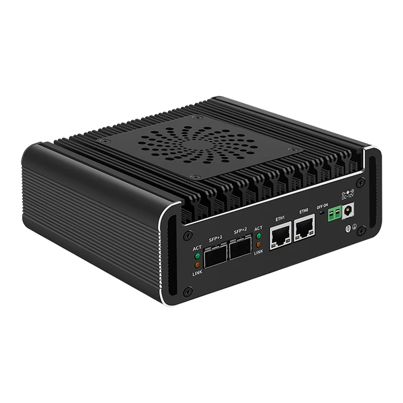 Topton 2x10G SFP+ Firewall Mini PC Intel 3 N355 N305 N150 N100 2xi226-V 2.5G 2xNVMe 2xHD DDR5 NAS Home Server pfSense Proxmox