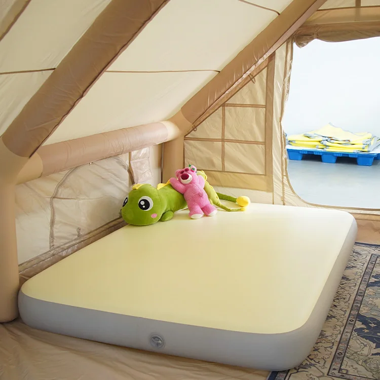 

OEM Size 2*1.8*0.2m Home Camping Air Mattress with Built in Pump Comfort Blow up Mattress