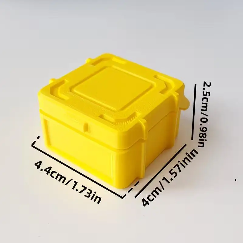 Small Hardware Storage Box Stackable Sealed Bayonet Container Thick PP Material for Screws Nuts Home Hardware Organization