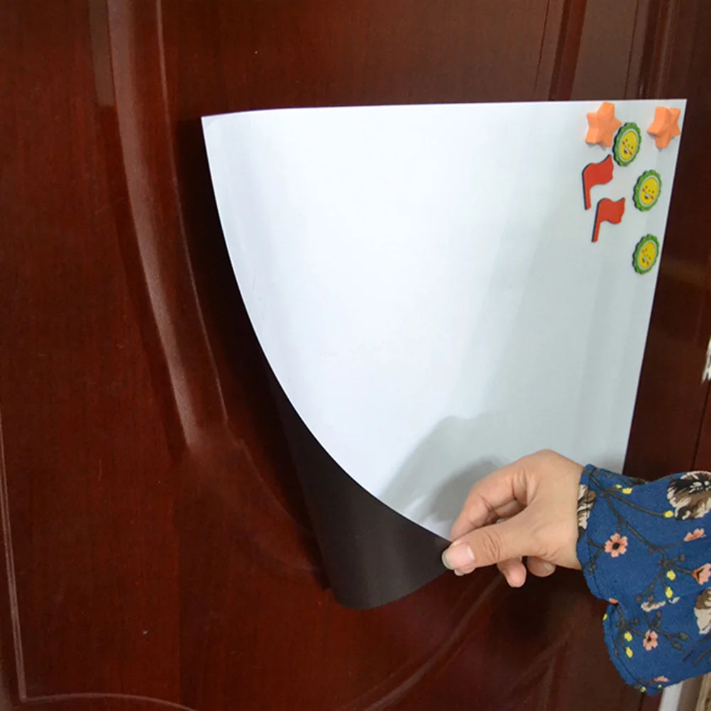 

Magnetic Whiteboard 42x30cm PVC Flexible Dry Erase Multi Purpose Flat Surface Easy to Cut Magnetic Whiteboard