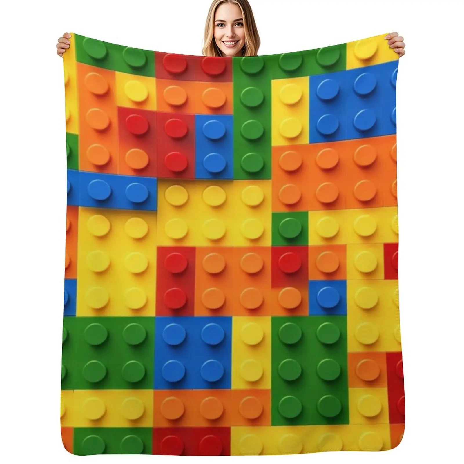 Fun games Kids toys and games - Children like to play - Construction game Throw Blanket