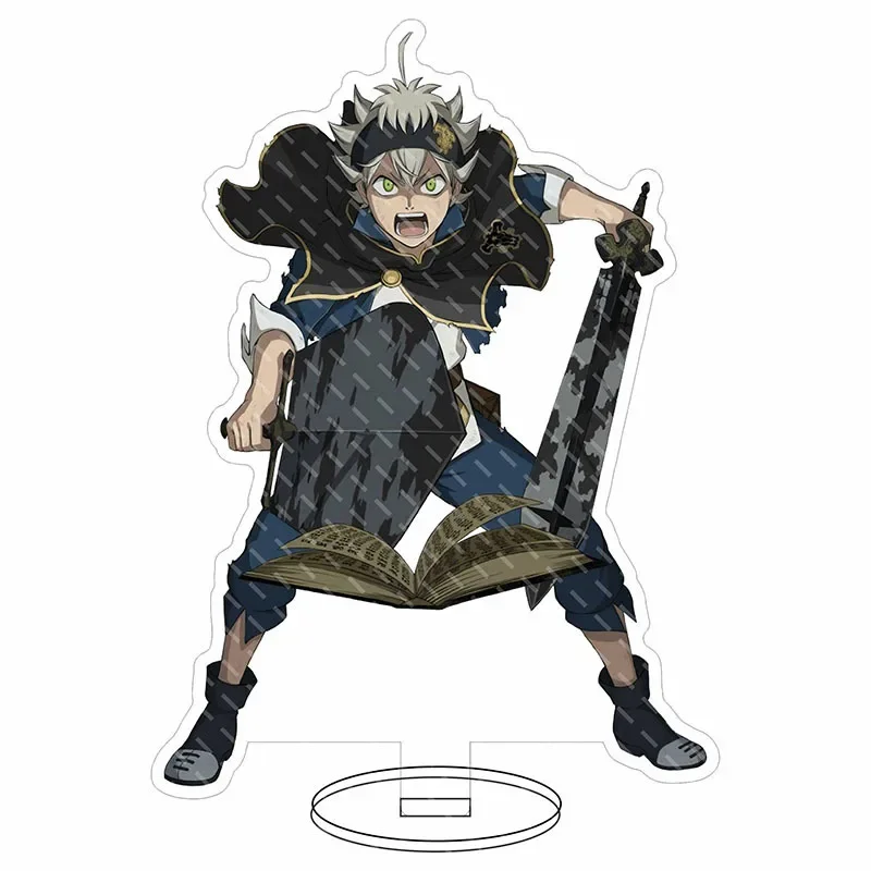 Anime Black Clover Acrylic Stand Action Figure Asta Yami Sukehiro PVC Desktop Stand Model Toy Gift 15cm