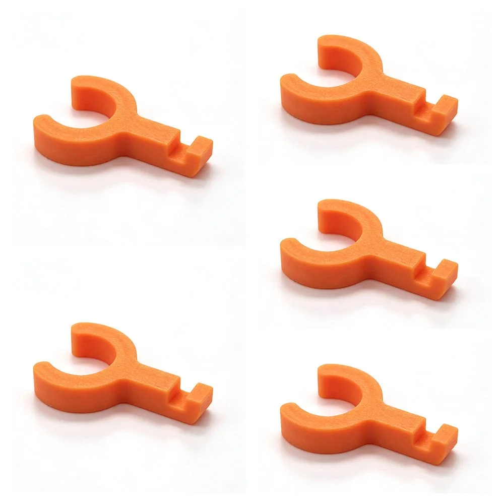 5Pcs Portable Plastic Fan Ice Pack Clip 3D Print Firm Grip Ice Pack Holders Compact Air Cooling Fan Cooling Clamp Office