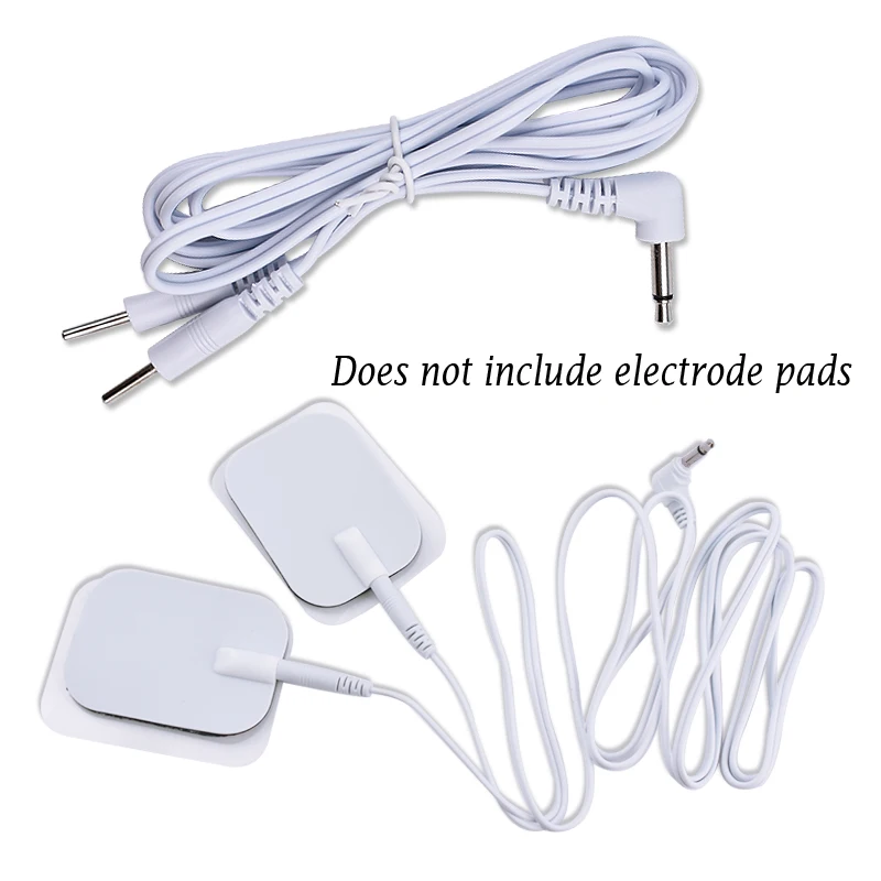 1 Pair Electrode Massage Electrode wire Physiotherapy Tens Acupuncture with Cable Machine Electrode for Tens Mechines