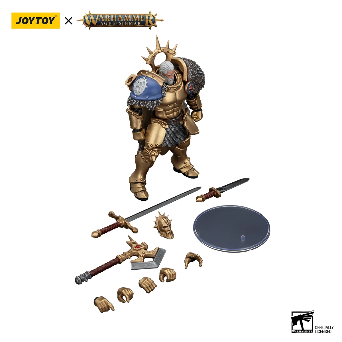 [EN STOCK] JOYTOY Warhammer 40K 1/18 figurine Stormcast éternels les Blacktalons 5 pièces Anime modèle militaire jouets Collection