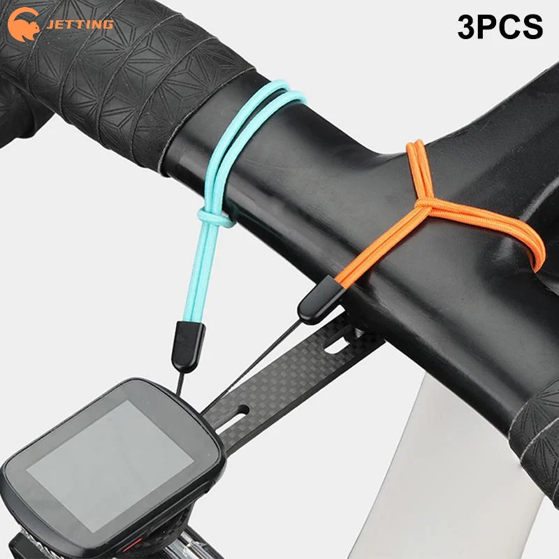 (New) 3Pcs Elastic Short Hanging Rope, Bicycle Code Table Protection Rope, Device Protection Cover, USB Anti Loss Hanging Rope