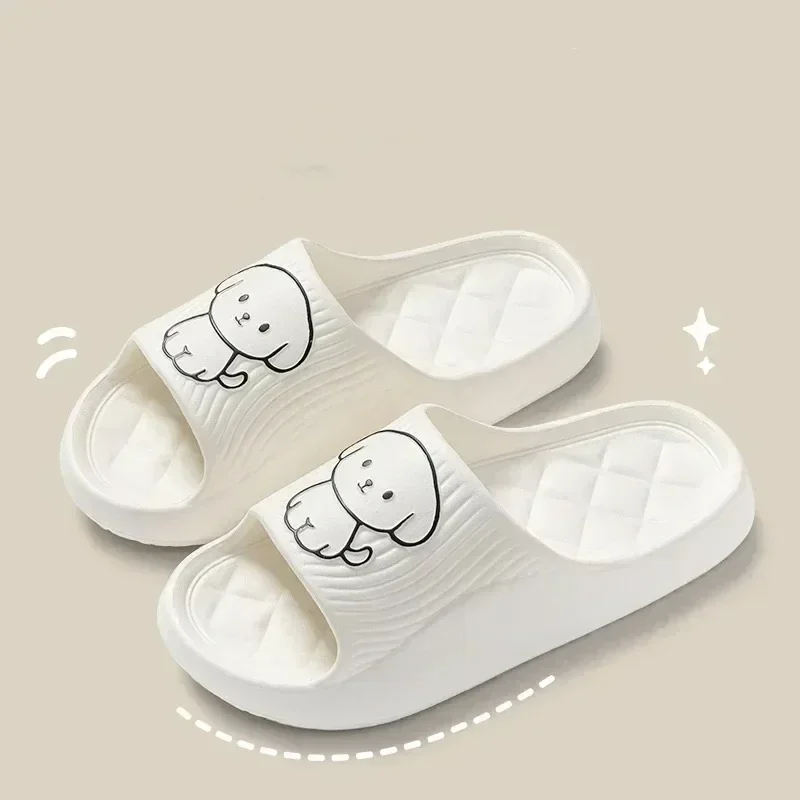 Ladies' Slippers Couple Summer Anti-Slip Bathroom, Men's Thick Sole EVA Sandals Indoor Outdoor Comfy Home Shoes for Women Men image 4