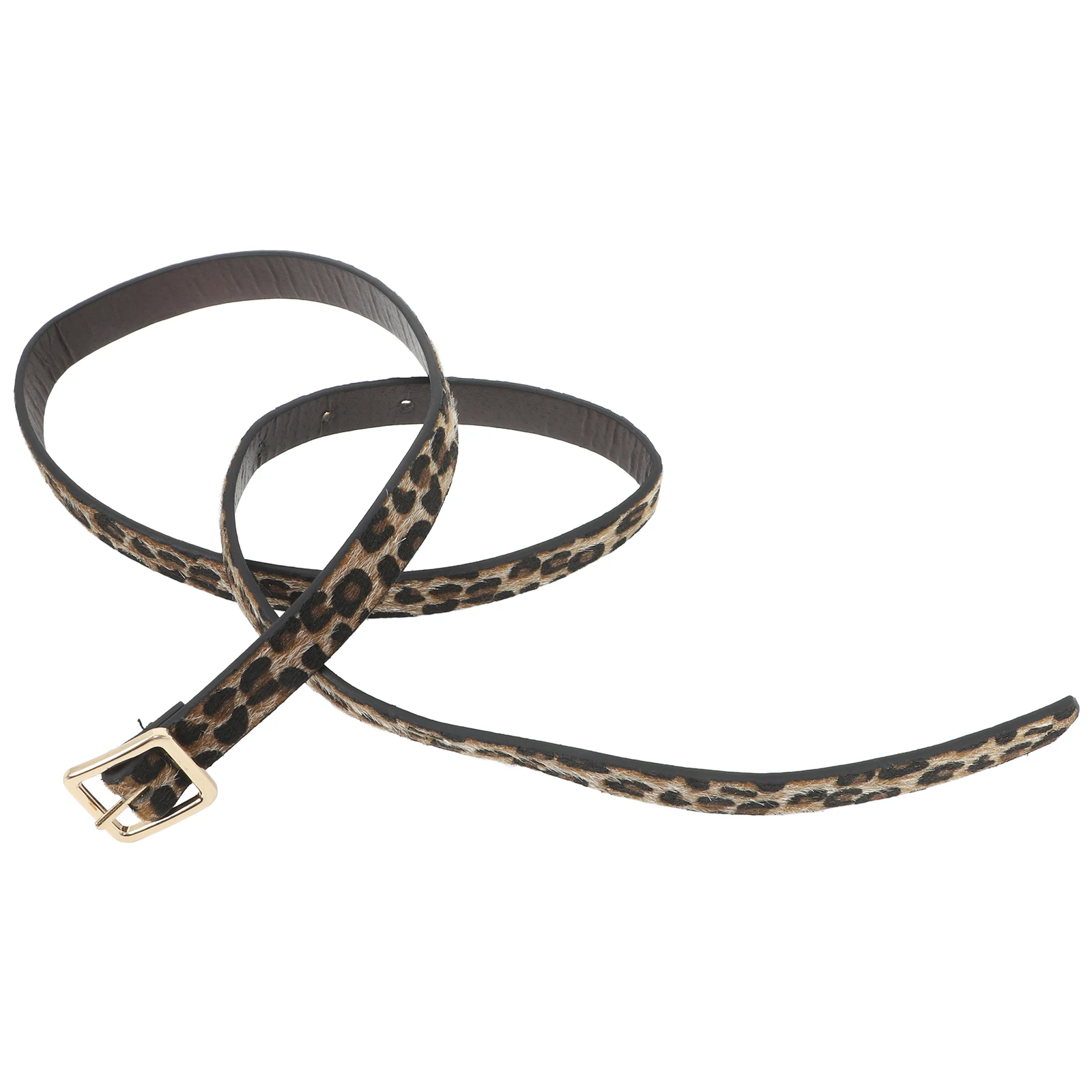 

Leopard Print Belt for Women Wide Thin Fashion Leopard Belts for Jeans Pants PU Belts Stylish Accessories Daily