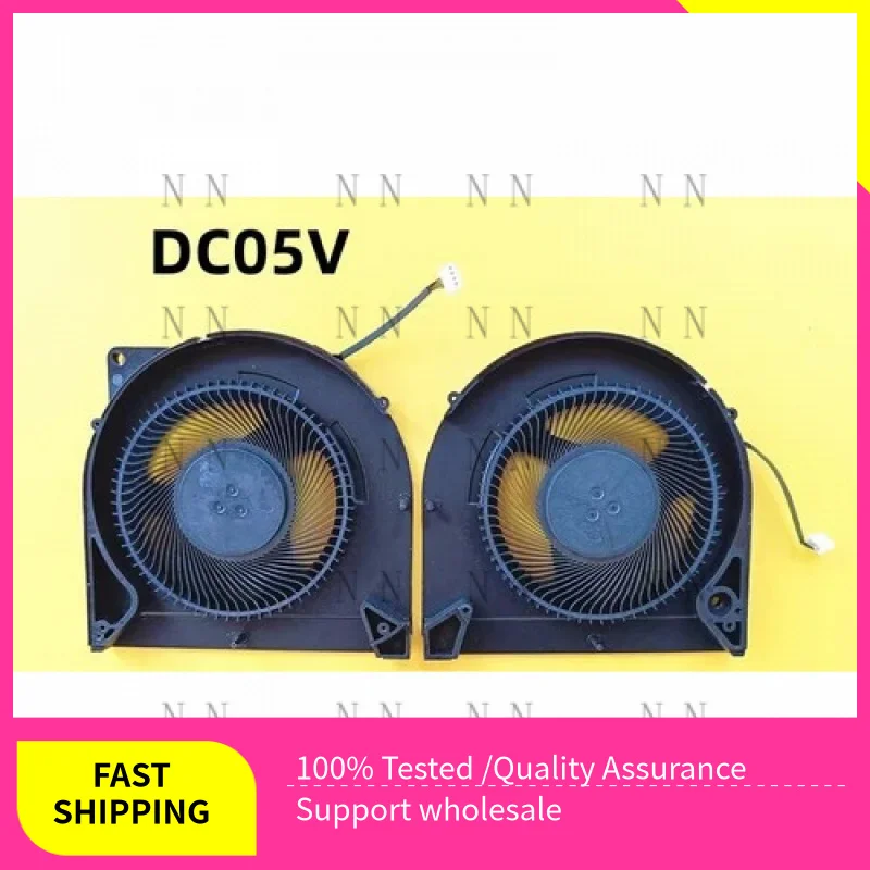 

QGG Original for Lenovo G5000 IRX9 83DV000JC0 CPU+GPU COOLING FAN R+L DC5V