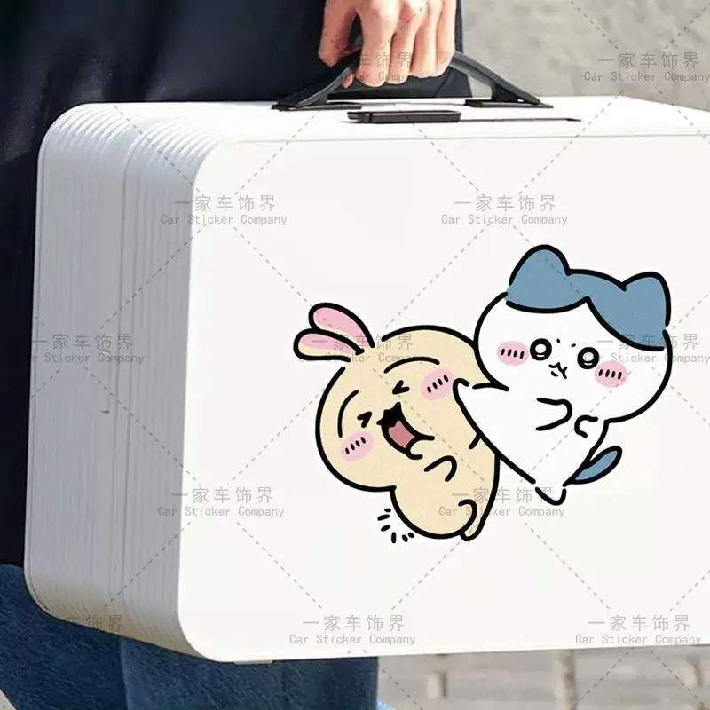 ちいかわステッカー装飾絵画車のスクラッチカバー車のステッカークリエイティブうさぎ八文ホリデーギフトステッカー