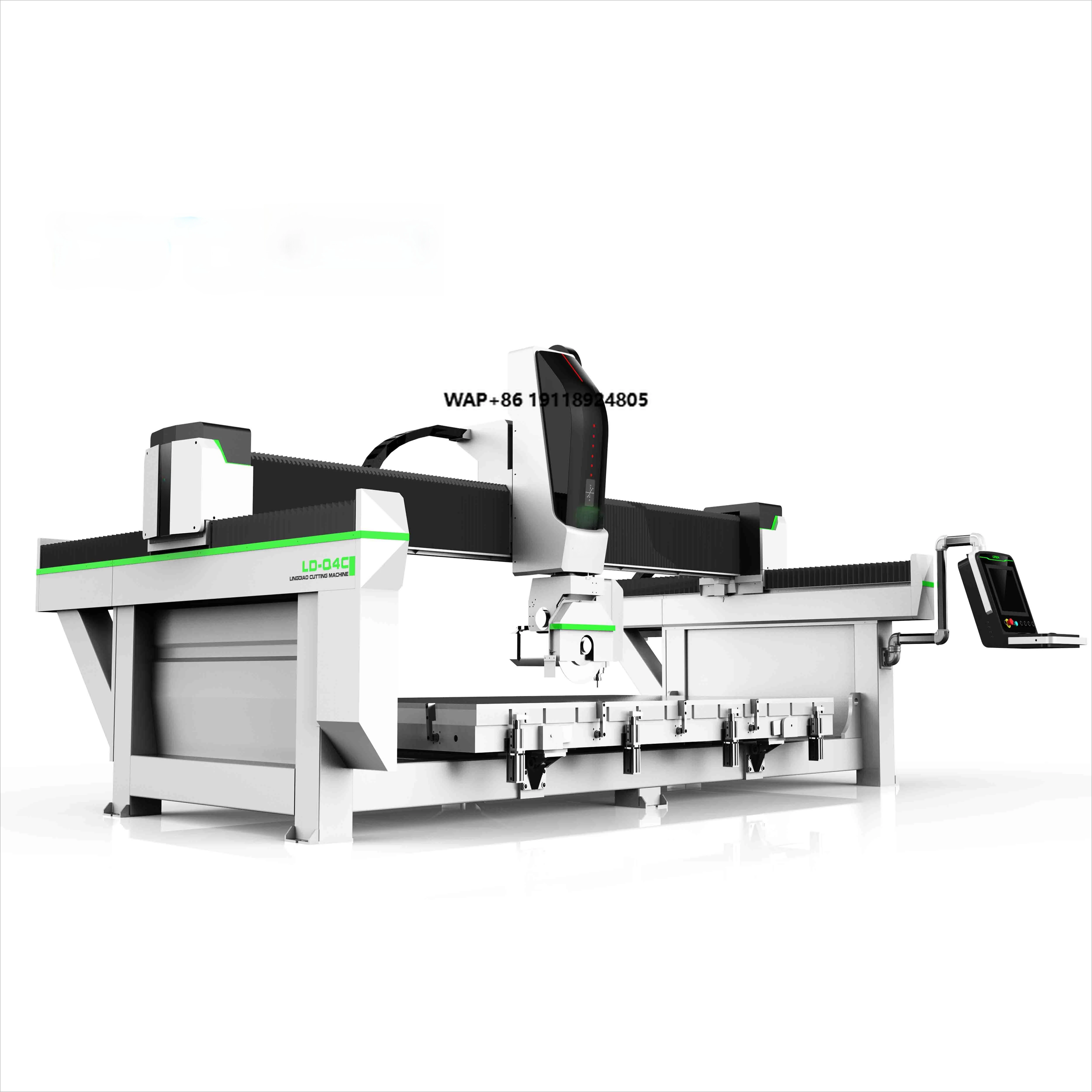 

LDTech 3 4 5 Axis Bridge Saw Stone CNC Cutting Machine Quartz Marble Granite Slab Cutting CNC Router