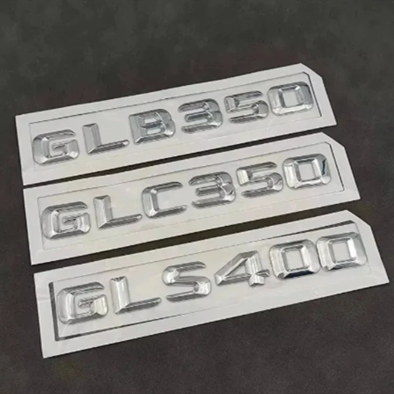Car Trunk Letters Stickers Emblem ABS For Mercedes-Benz X247 X253 X167 W218 W219 GLB GLC GLS CLS 63 300 350 400 450 Accessories view 3