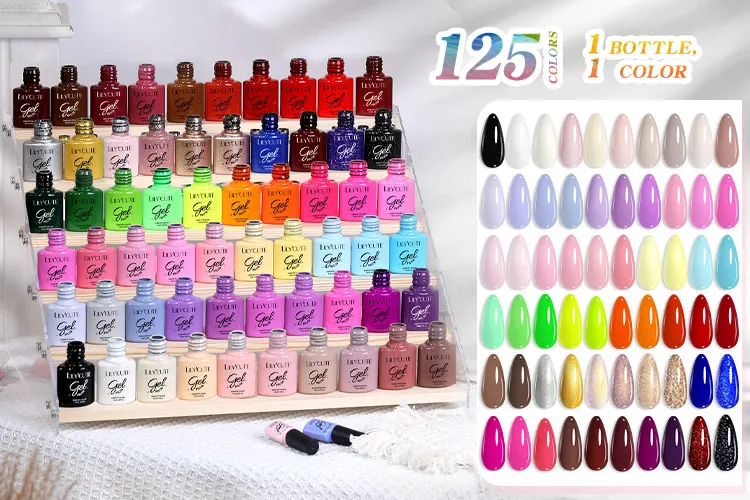 LILYCUTE 7ml Base Nowipe Top Coat Soak Off UV LED Gel Nail Polish Reinforcement Gel Semi Permanent Multifunction Gel Varnishes