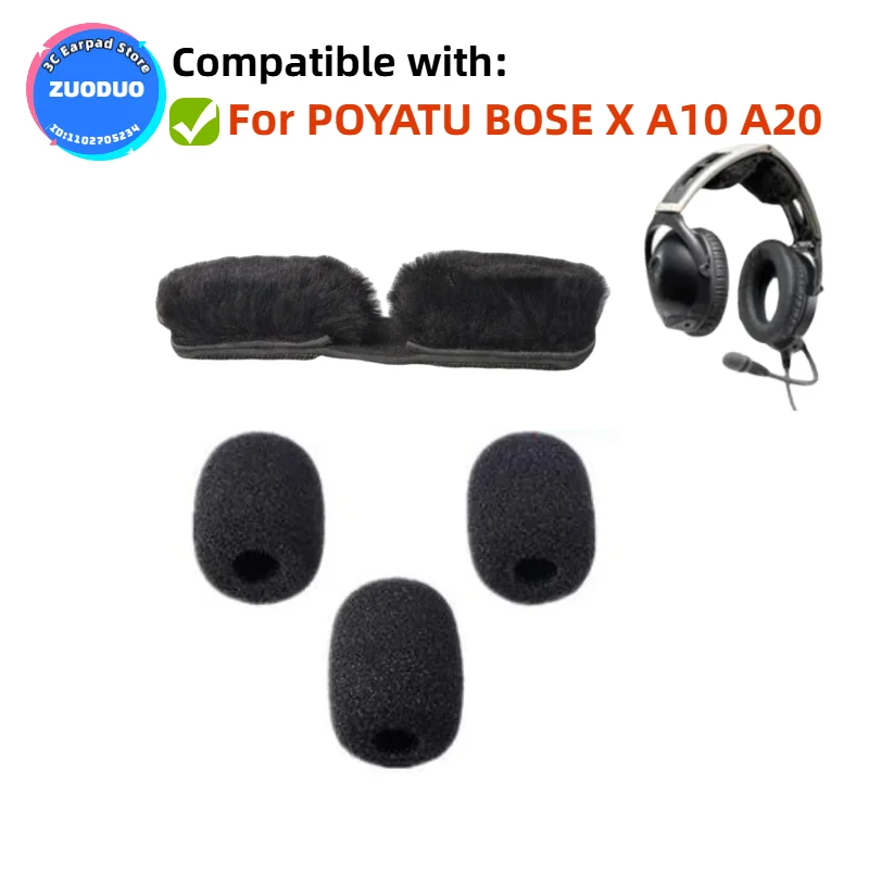 

Headphone Earpads for BOSE X A10 A20 Headphones Replacement Ear Pads Cover Cushions Pillow Repair Parts