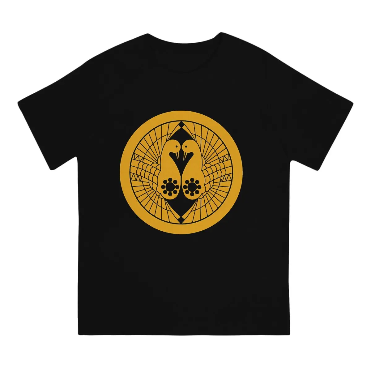 Japanese Clan Crest Logo Creative TShirt for Men Nanbu Kamon Round Neck Basic T Shirt Distinctive Gift Clothes Streetwear