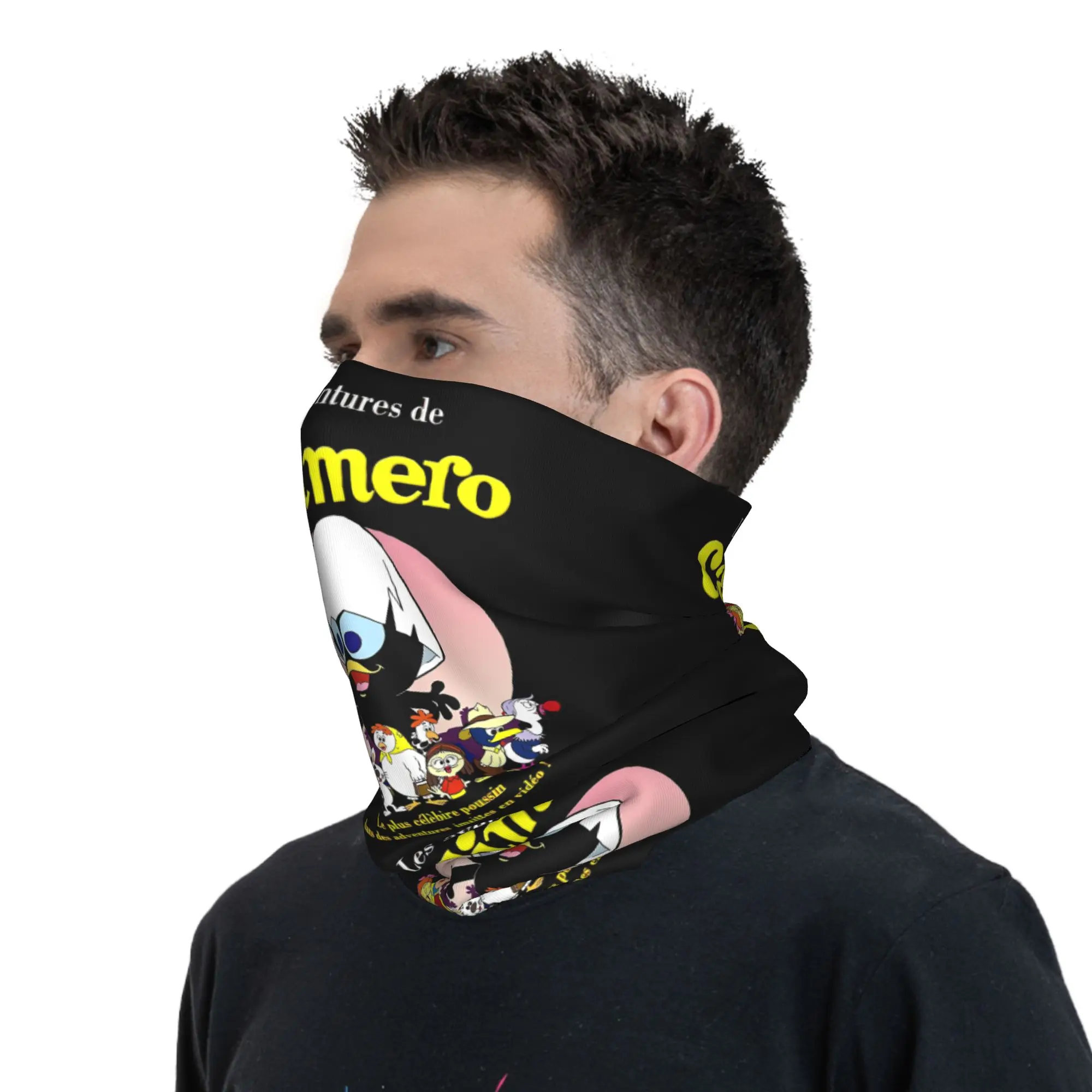 مخصص كاليميرو مانغا أنيمي الرقبة الجراب النساء الرجال الأشعة فوق البنفسجية حماية الشتاء إيطاليا التلفزيون الكرتون باندانا وشاح للتزلج #6