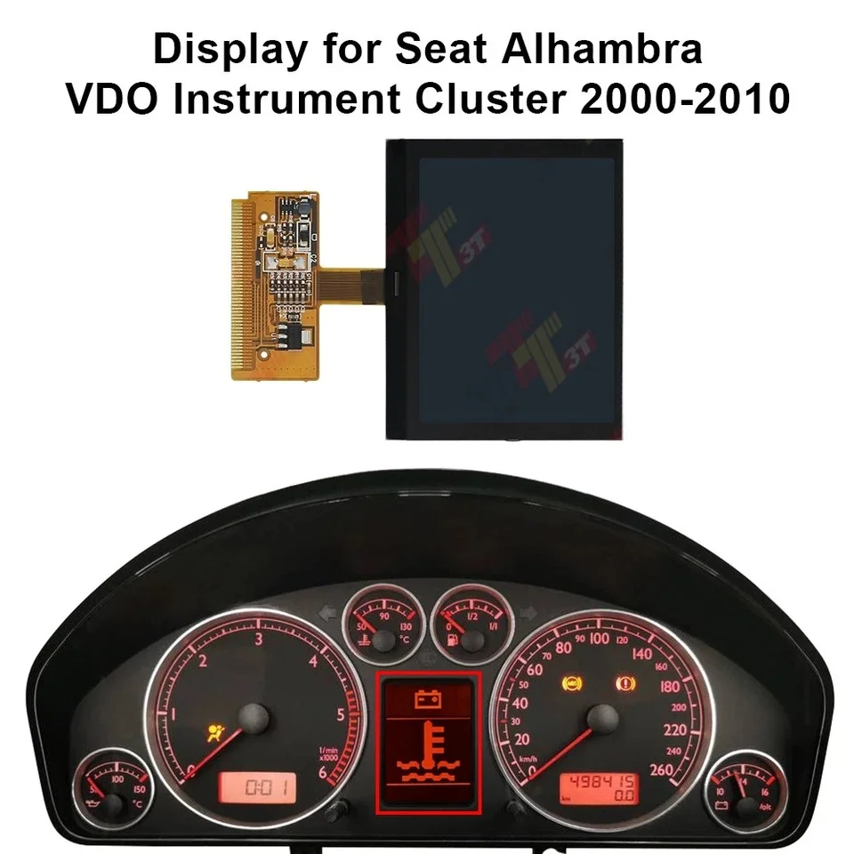 � VDO-Display für Volkswagen Passat B5.5 / Golf IV / Seat Alhambra / Sharan Kombiinstrument – Detail 5
