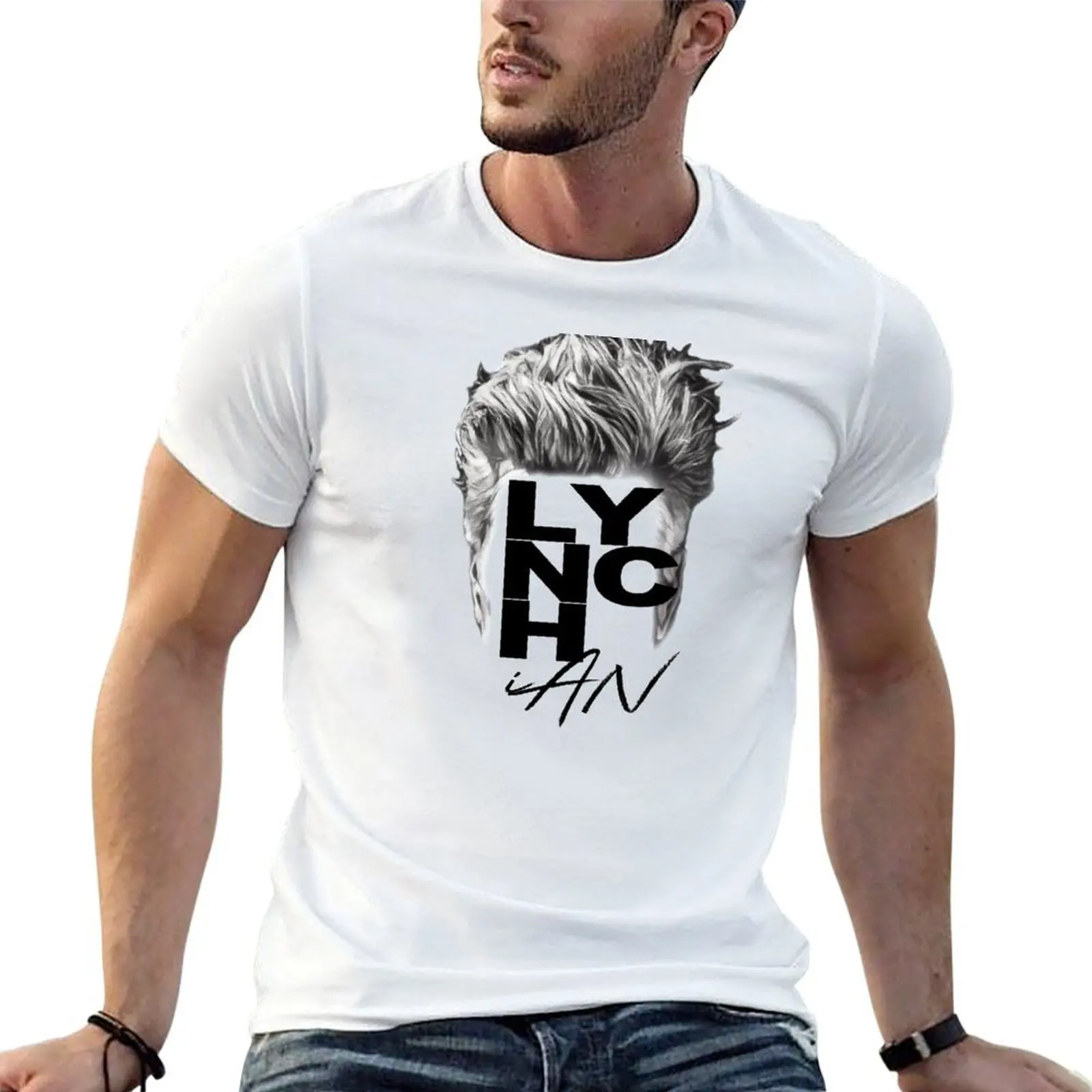 

Lynch Haircut T-Shirt cotton t shirts man 100% t shirts cotton 100% T-Shirt