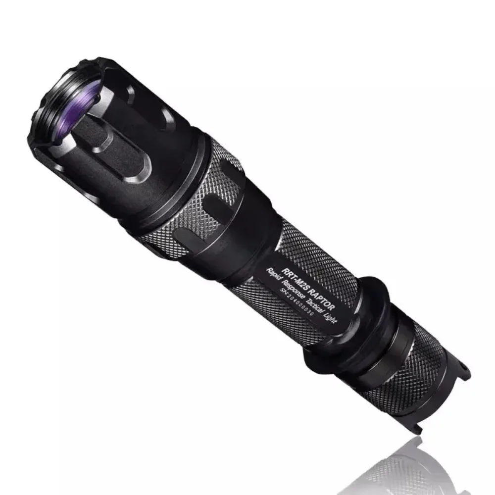 JetBeam RRT-M2S Mini LEP Flashlight 480LM WP-T2 Laser Torch With 18650 Battery For Camping Self Defense Hunting