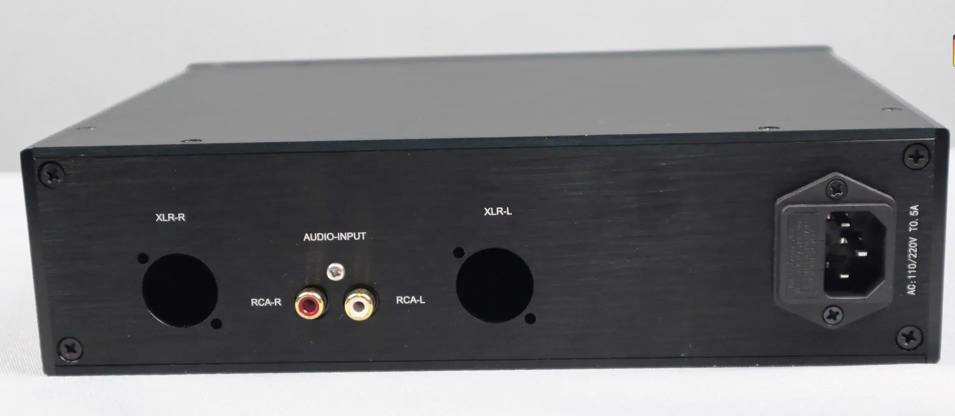 

2607B black aluminium alloy headphone amplifier chassis preamp hifi diy case tube amp box