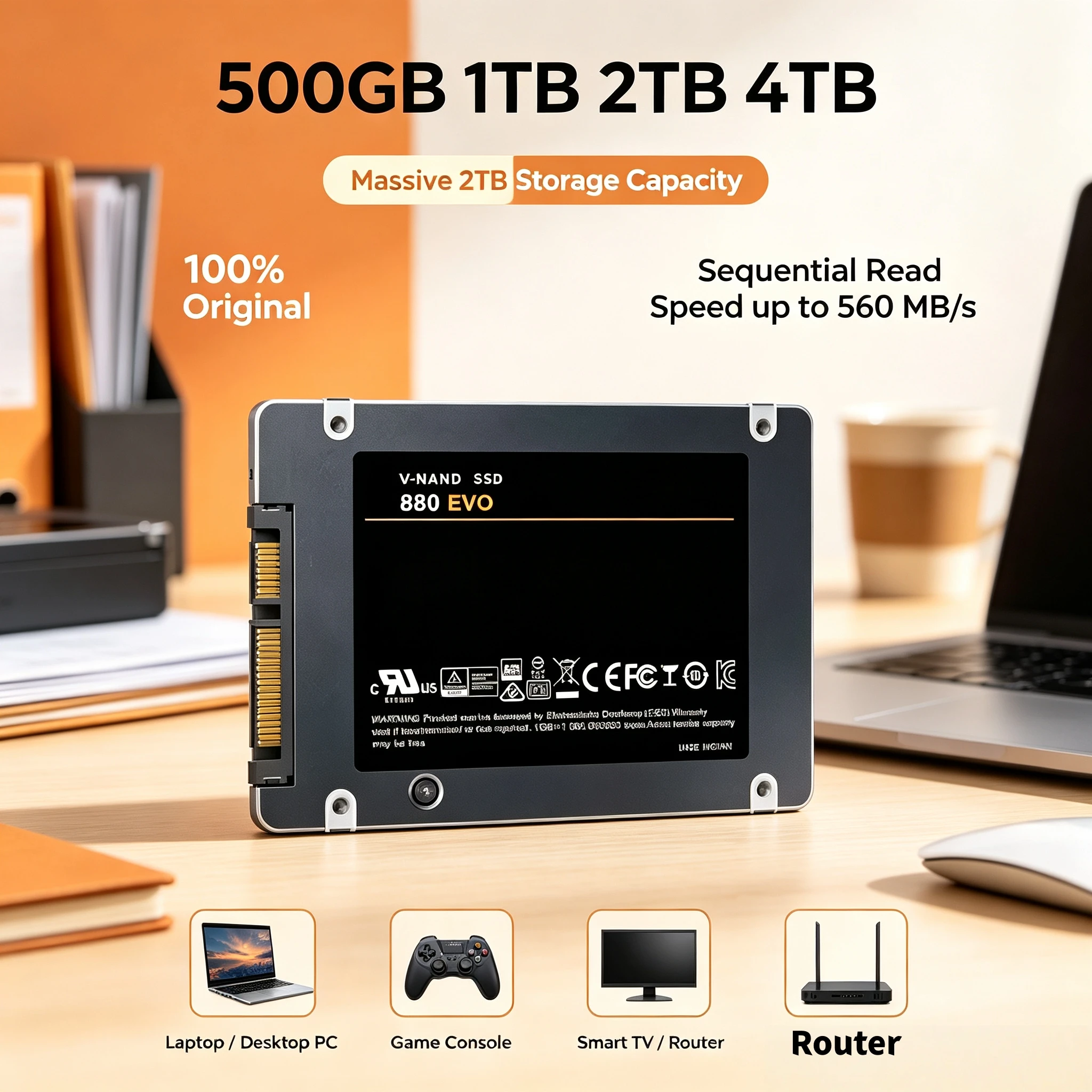 Portable Original 2TB External SSD SATA3 High Speed Solid State Hard Disk For Computer Laptop Data Elite XUltimate Upgrade Pro