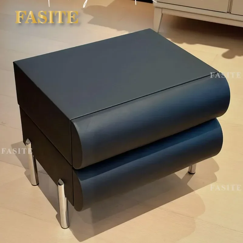 For 360 Degree Rotating Bedside Table All Solid Wood Bedroom Storage Cabinet Installation Free High End Nightstand